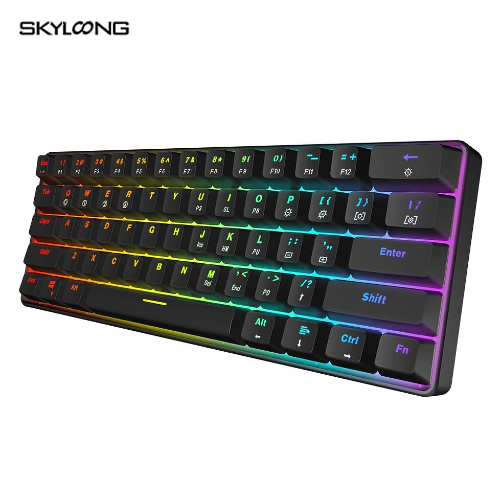 Thumbnail: Skyloong Mini Portable Mechanical Keyboard Wireless RGB Backlight Gaming