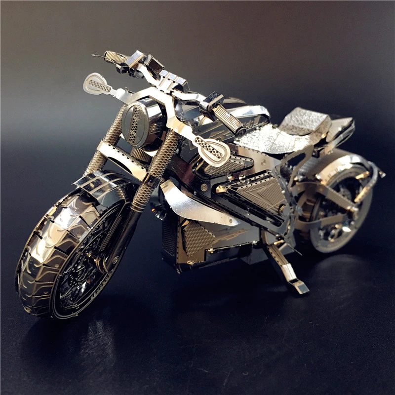 Thumbnail: MMZ MODEL NANYUAN 3D Metal puzzle Vengeance Motorcycle Puzzle 1:16 3D Laser Cut