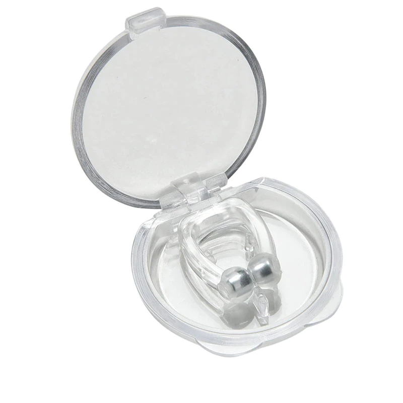 Thumbnail: 2/4 Pc Magnetic Anti Snoring Device Silicone Sleeping Aid Apnea