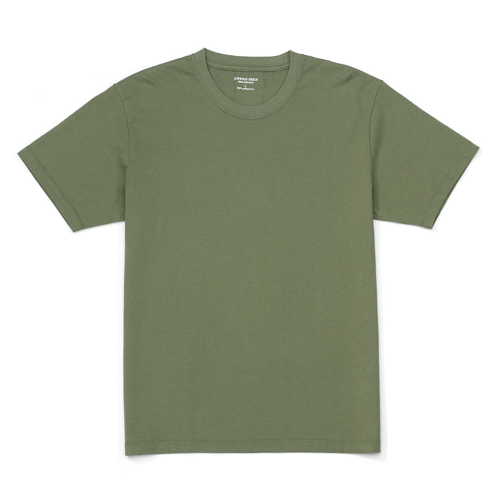 Thumbnail: SIMWOOD Summer 100% Cotton White Solid T Shirt Men Causal O-neck Basic