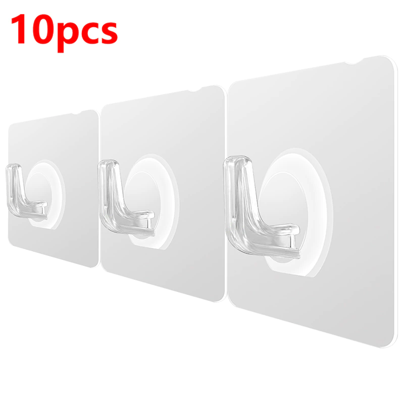 Thumbnail: Transparent Strong Self Adhesive Hangers Hooks Suction Heavy Load Rack Cup