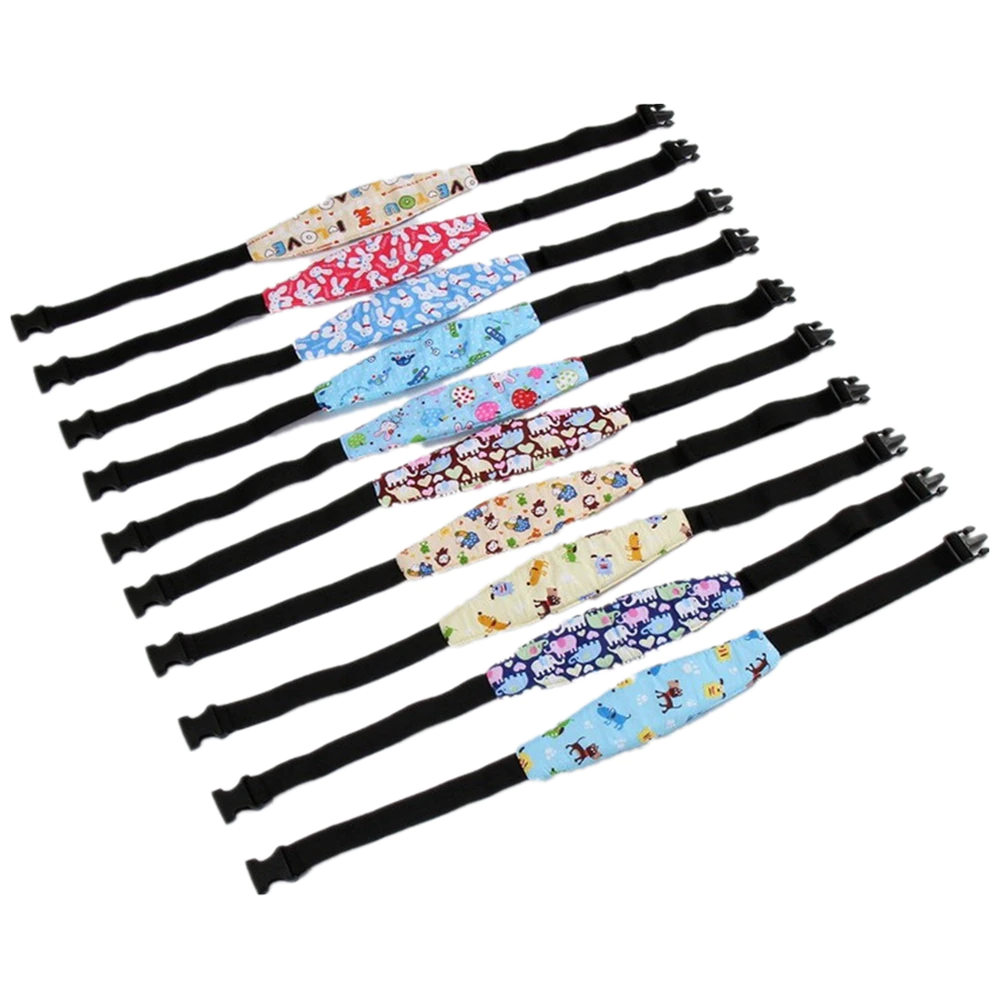 Baby Car Seat Head Support Children Belt Fastening Adjustable Boy Girl