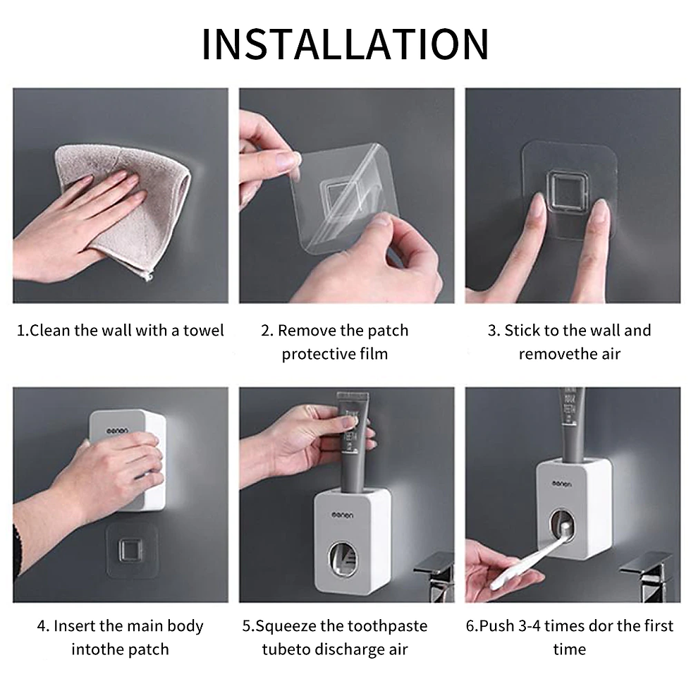 Thumbnail: Y-kelin Toothpaste Dispenser Wall-Mounted Automatic Toothpaste Squeezer