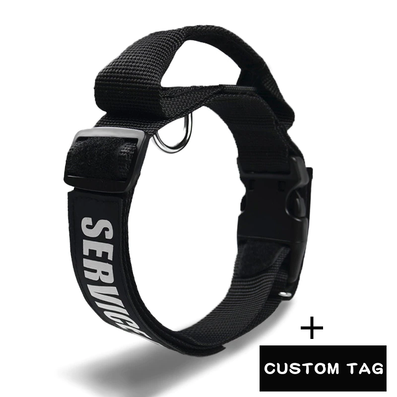 Thumbnail: Nylon Dog Personalized Collars for Dogs K9 Handle