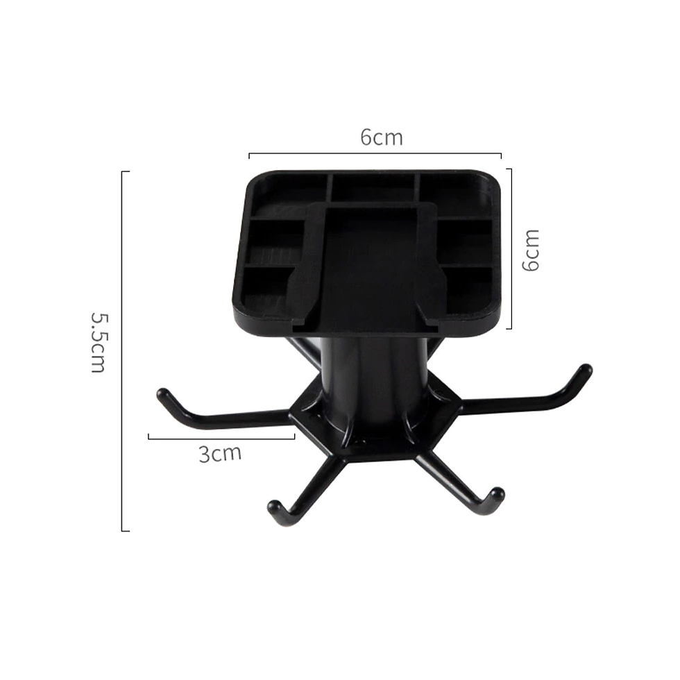 Thumbnail: Kitchen Hooks Self Adhesive Clothes Ties Bag Hanger Hanging Rack