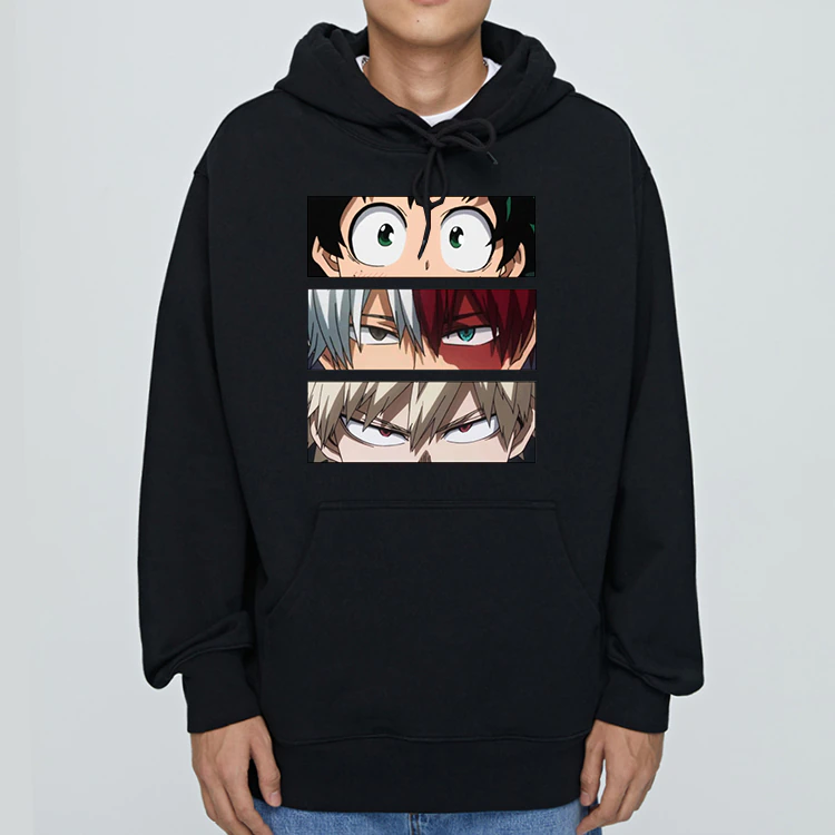 My Hero Academia Hoodies Men Casual Oversized Japanese Loose Hoodie Comfortable