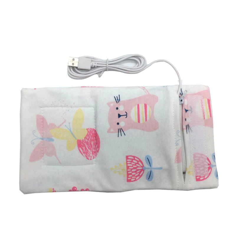 Thumbnail: USB Milk Water Warmer Travel Stroller Insulated Bag Baby Nursing Bottle Heater
