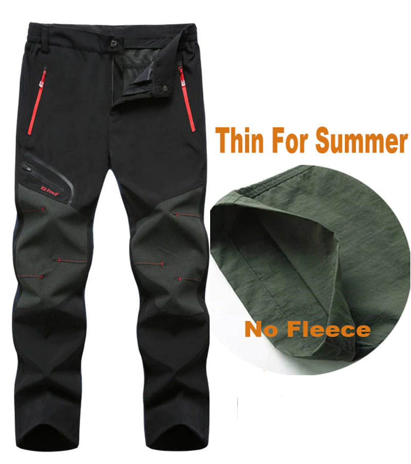 Thumbnail: Men Summer Spring Fall Hiking Fishing Camping Climbing Run Trousers Oversized