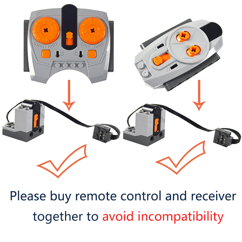 Thumbnail: Technical parts Motor multi power functions tool servo train motor model sets