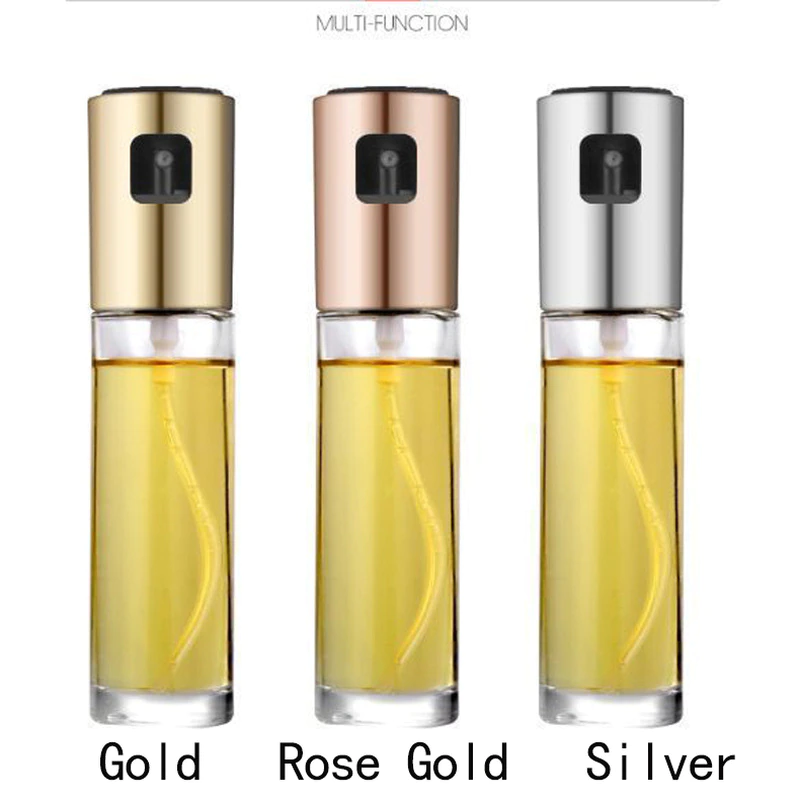 Thumbnail: Kitchen Stainless Steel Olive Oil Sprayer Bottle Pump Oil Pot Leak-proof