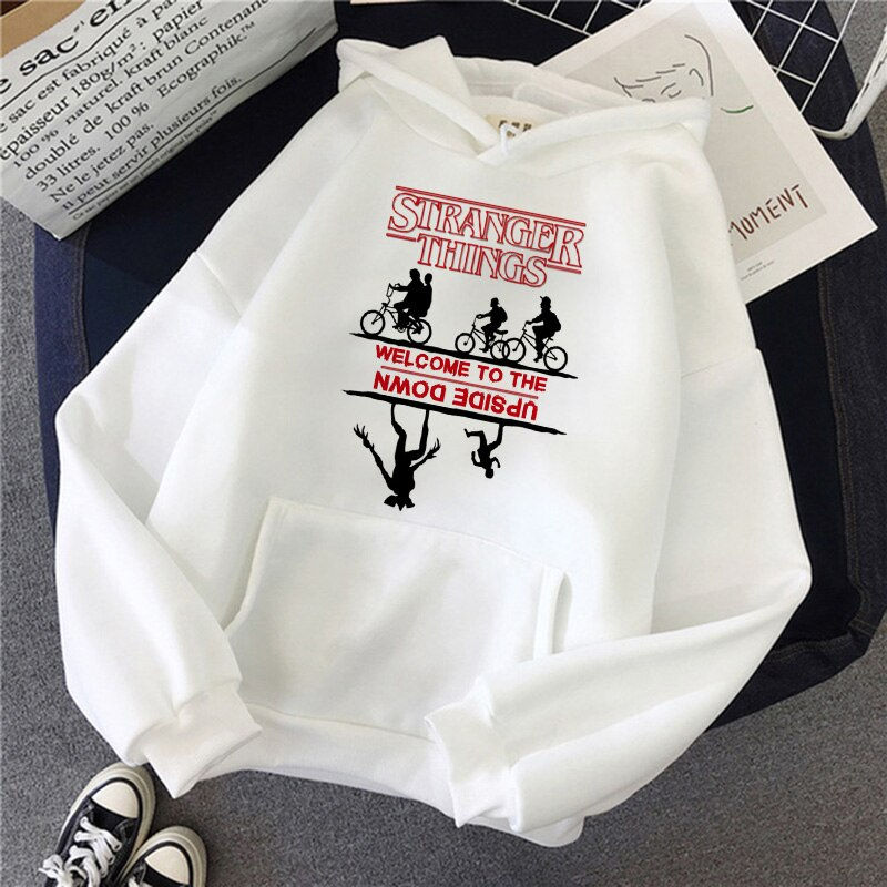 Thumbnail: Stranger Things Season 3 Hoodie Eleven Oversized Graphic Sweatshirt Men
