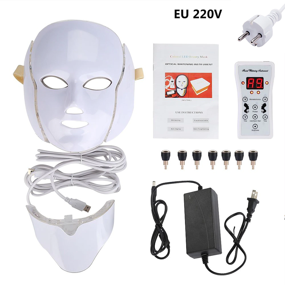 Thumbnail: 7 Colors Light LED Facial Mask Care Treatment Beauty Skin Rejuvenation