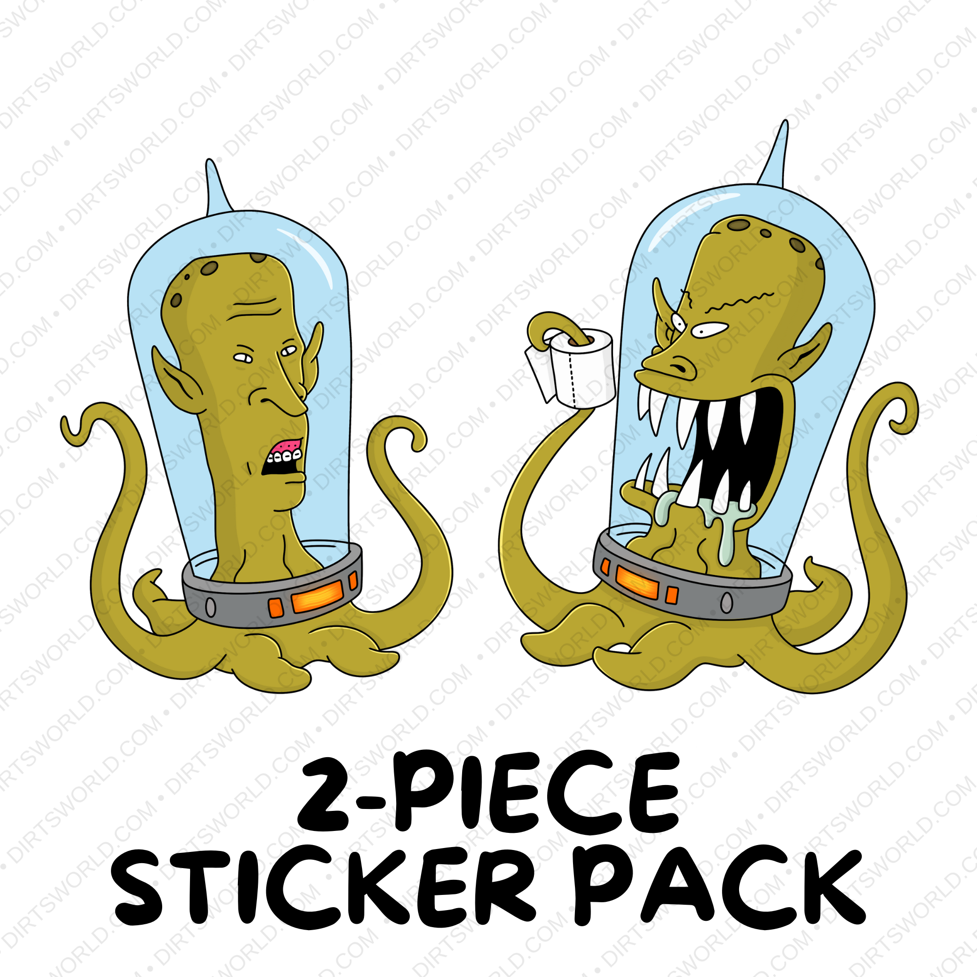 Kangholio - 2-Piece Sticker Pack
