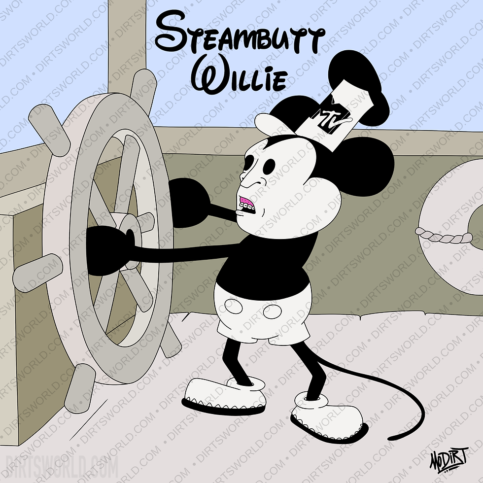 SteamButt Willie - Art Print