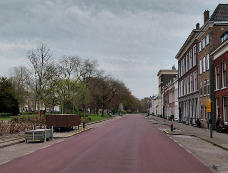 Gebruik fietstrommels aan de Plantage