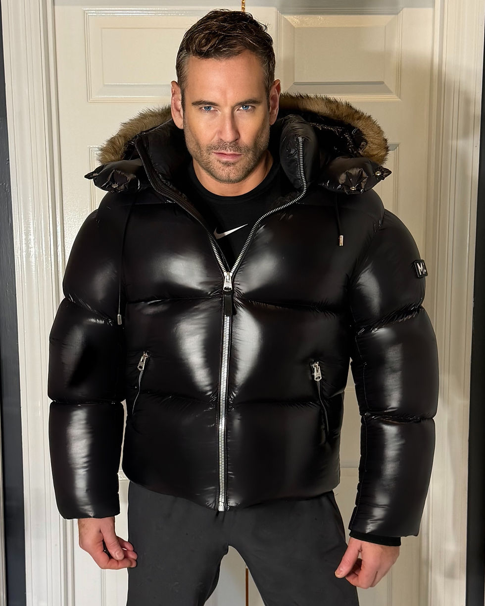 Thumbnail: NWOT Custom Overstuffed Mackage Kent Down Puffer Super Puffy Size 54 Euro 44 U.S
