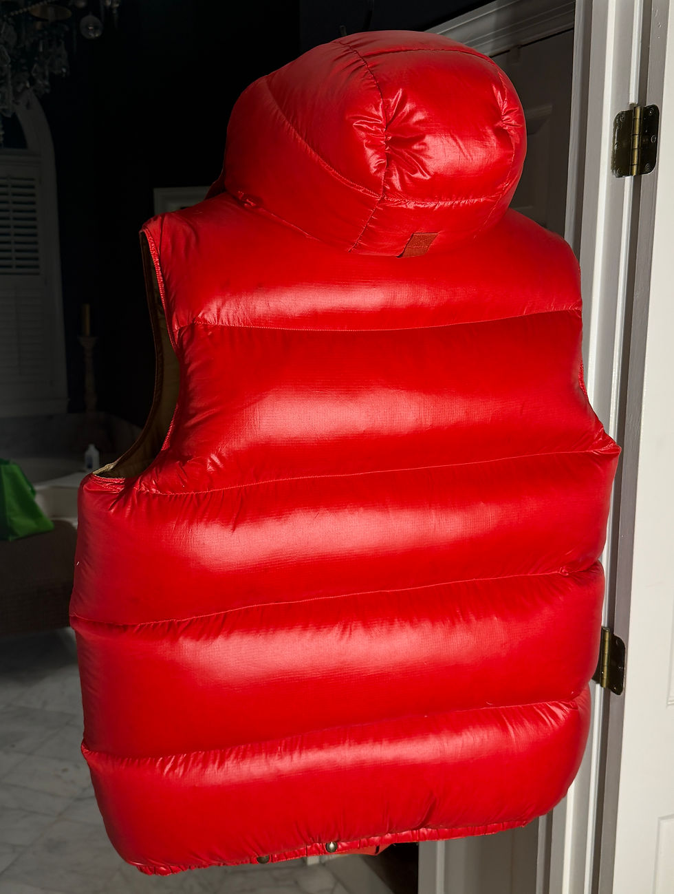 Thumbnail: Massive Custom Overfilled Vintage Ralph Lauren Polo Peak Down Puffer Vest