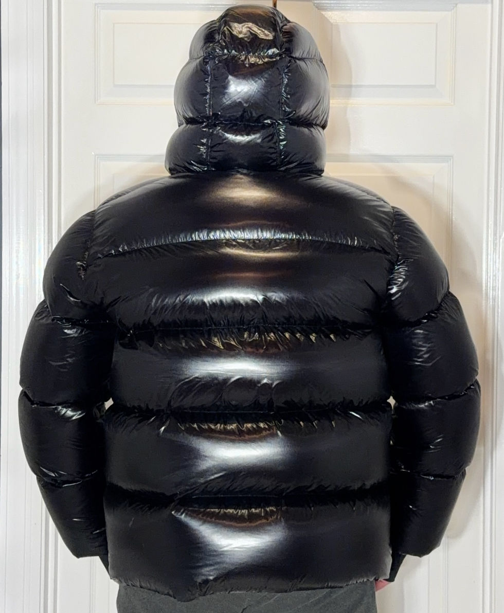 NWT RUDSAK LIMITED EDITION OVERSTUFFED DANIEL PUFFER SIZE XXL SHINY BLACK
