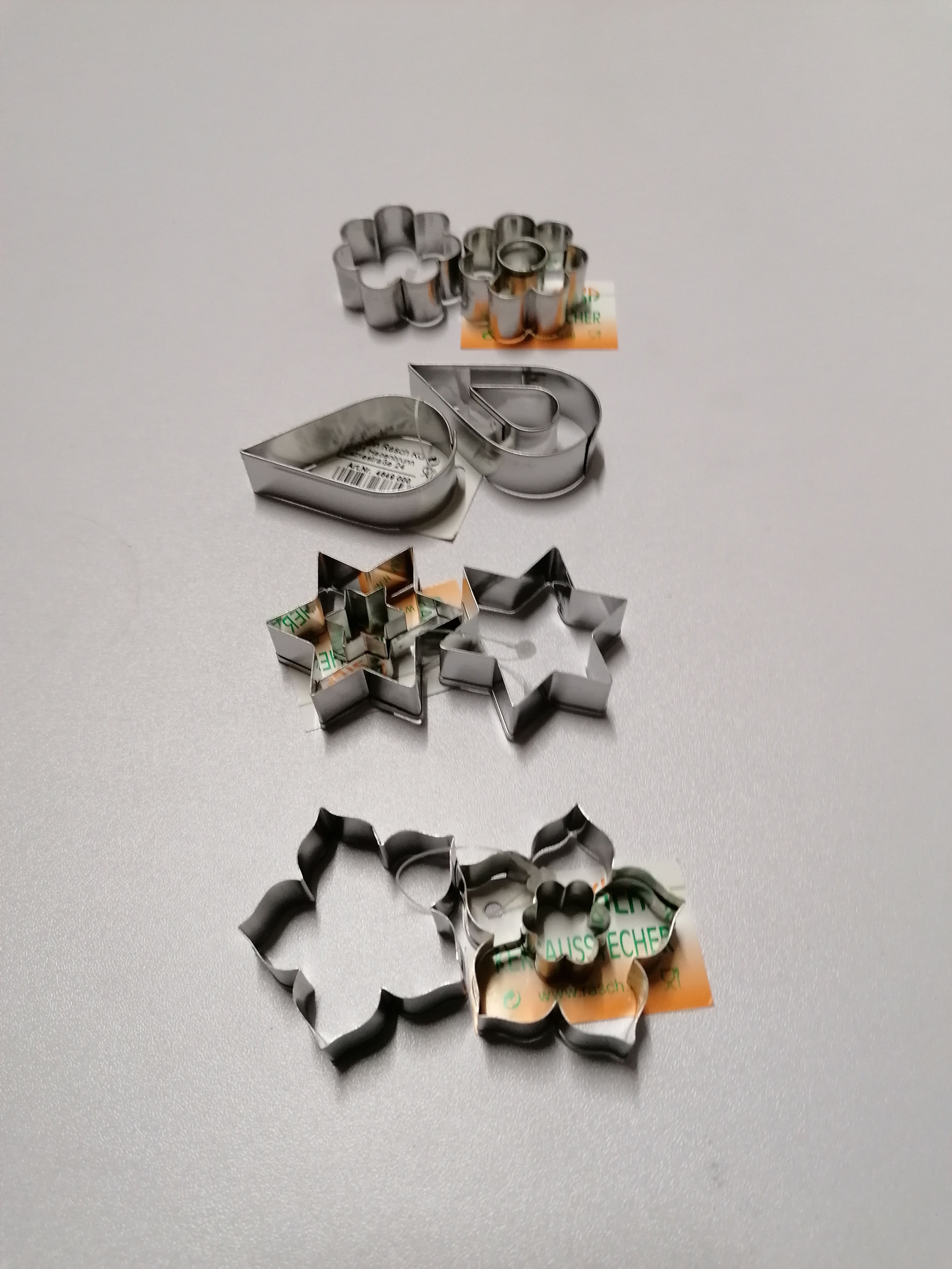 Keksausstecher 2er-Set in verschiedenen Motiven