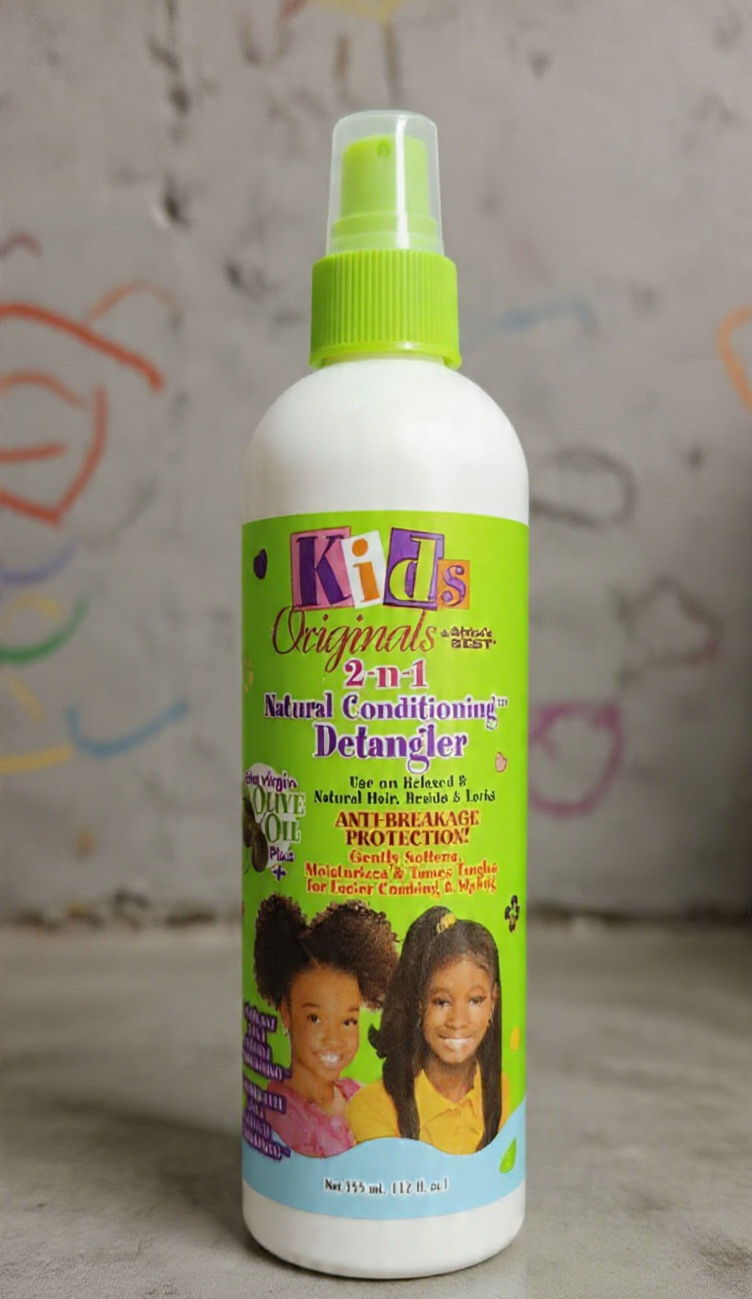 Africas Best Kids Originals 2 N 1 Natural Conditioning Detangler 355 ml