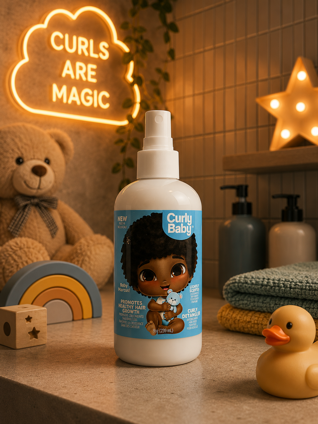 Curly Baby Baby Marcus Curly Detangler 239 ml