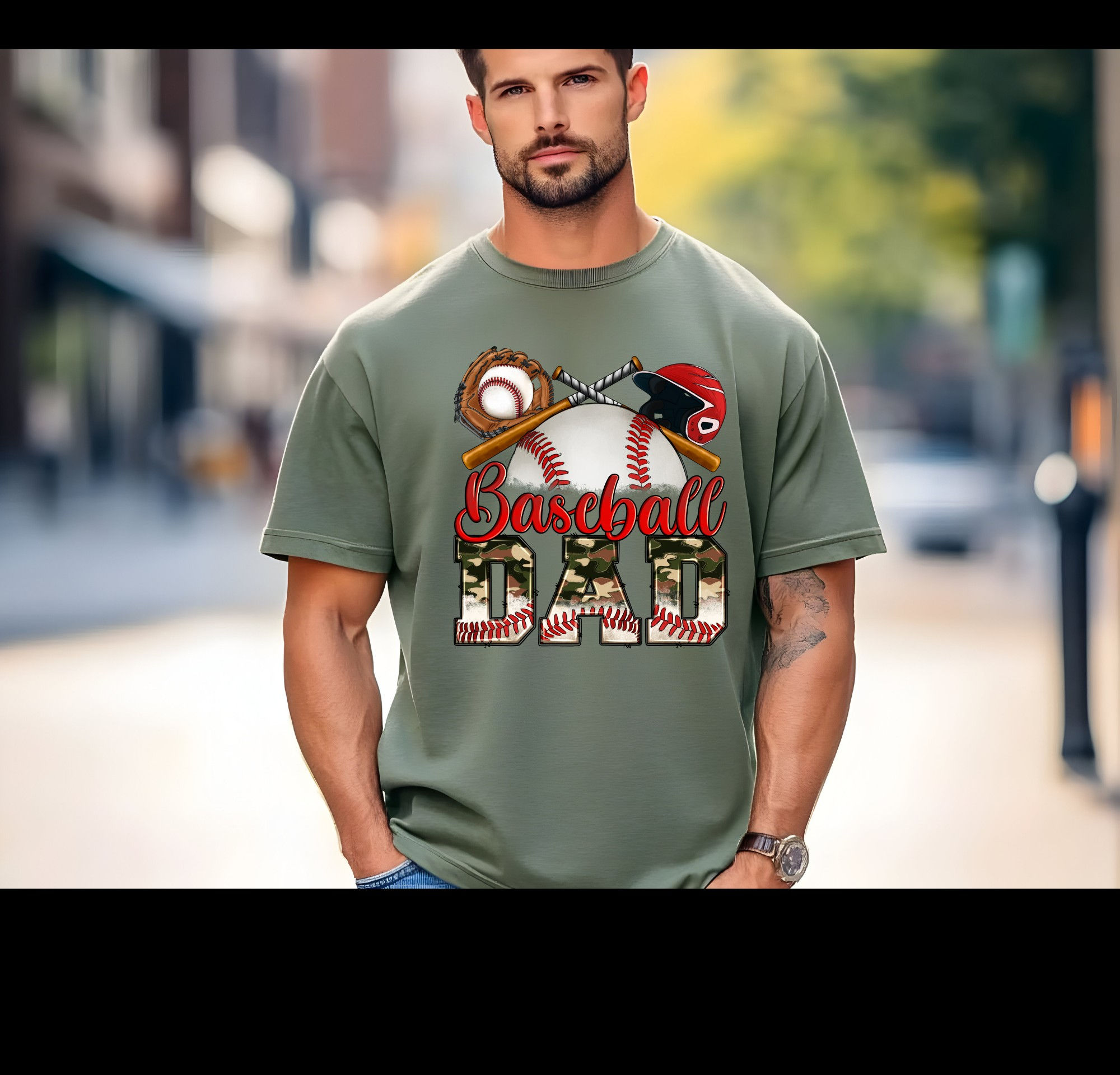 Baseball Dad Tee