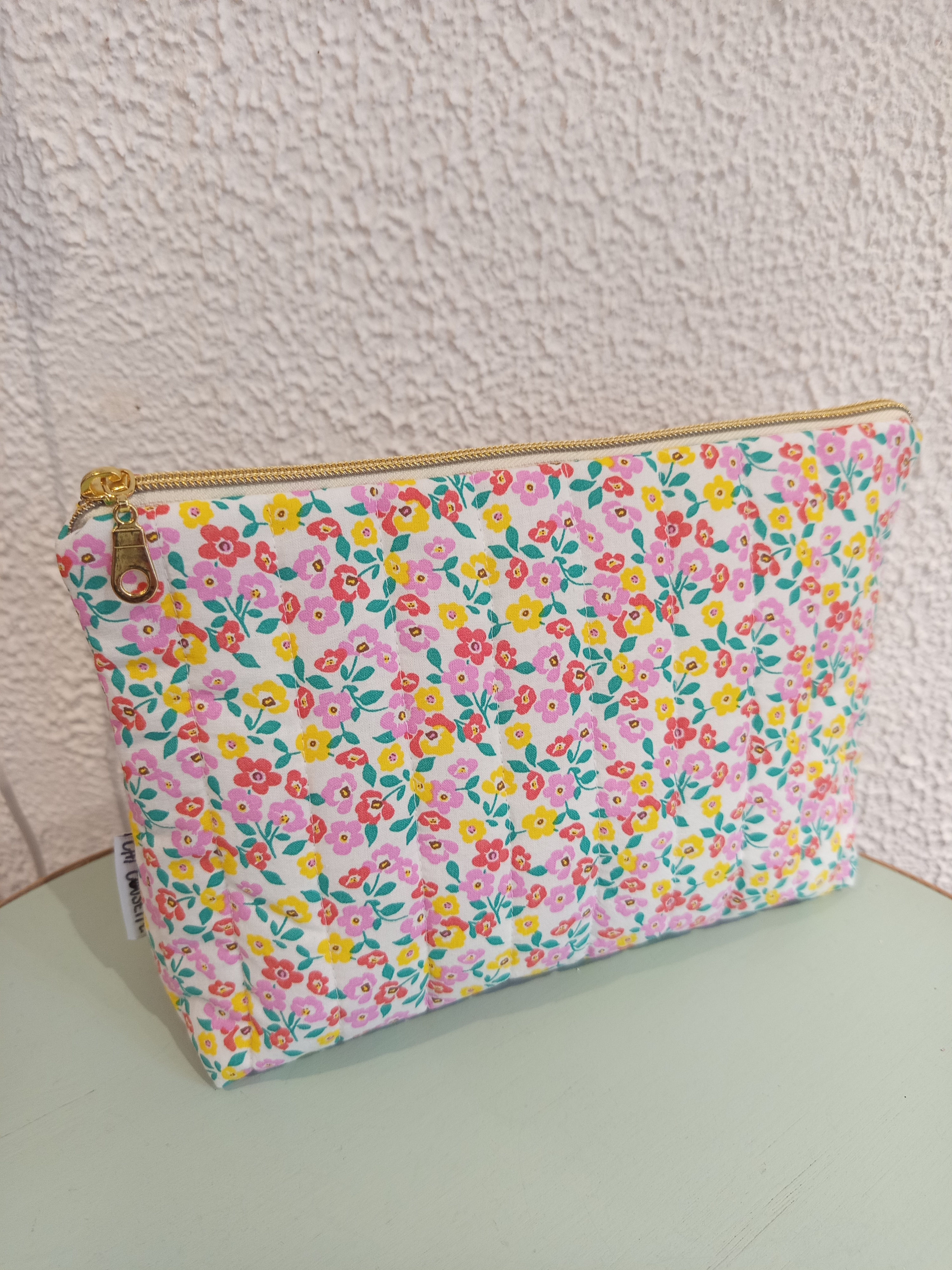 Trousse matelassée printemps