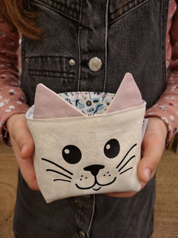 Atelier vide poches chat