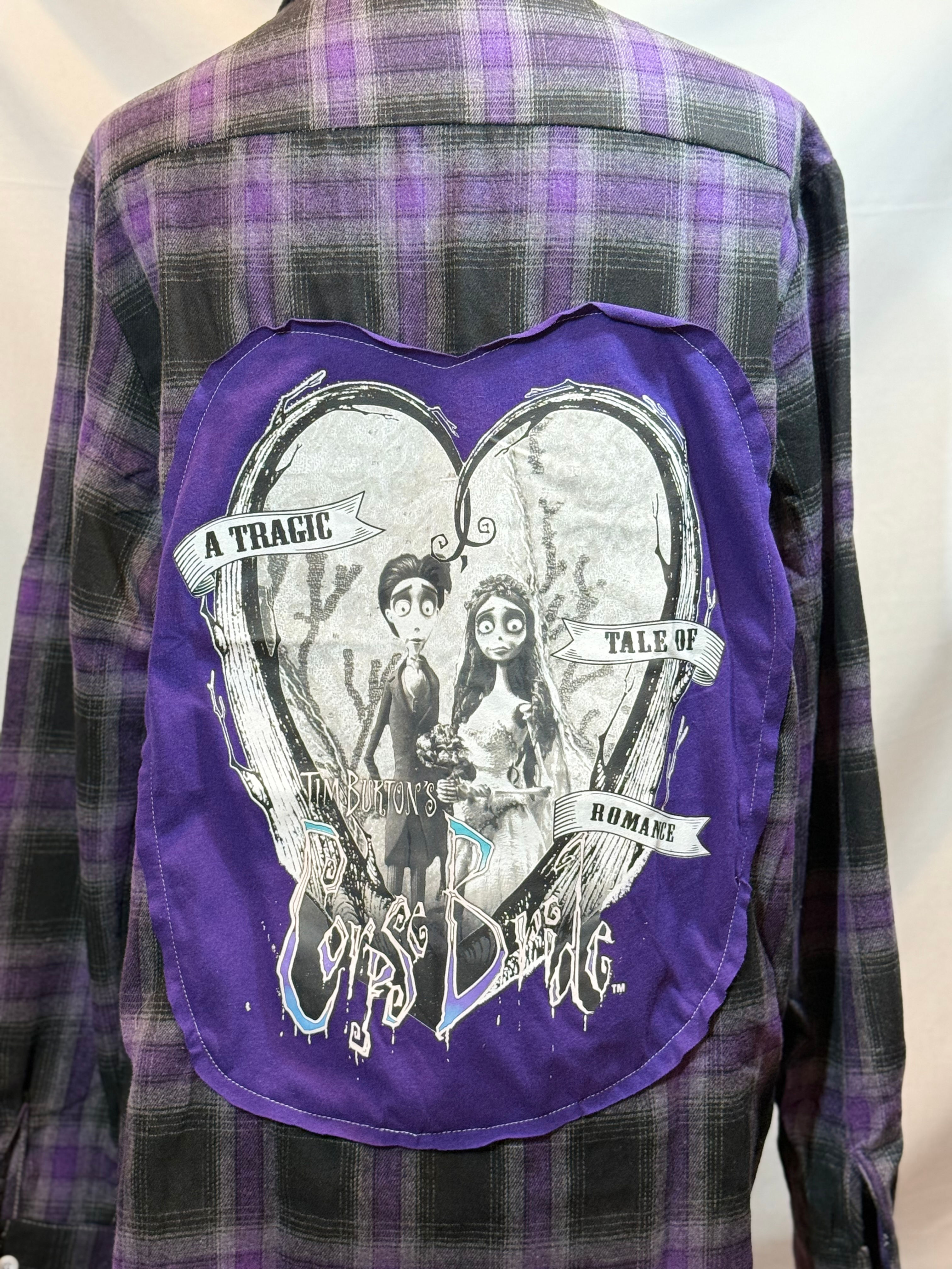 Corpse Bride Flannel Shirt