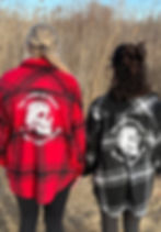 Thumbnail: 2 women back facing with skull and Crown is Heavy but Queen is Strong on back