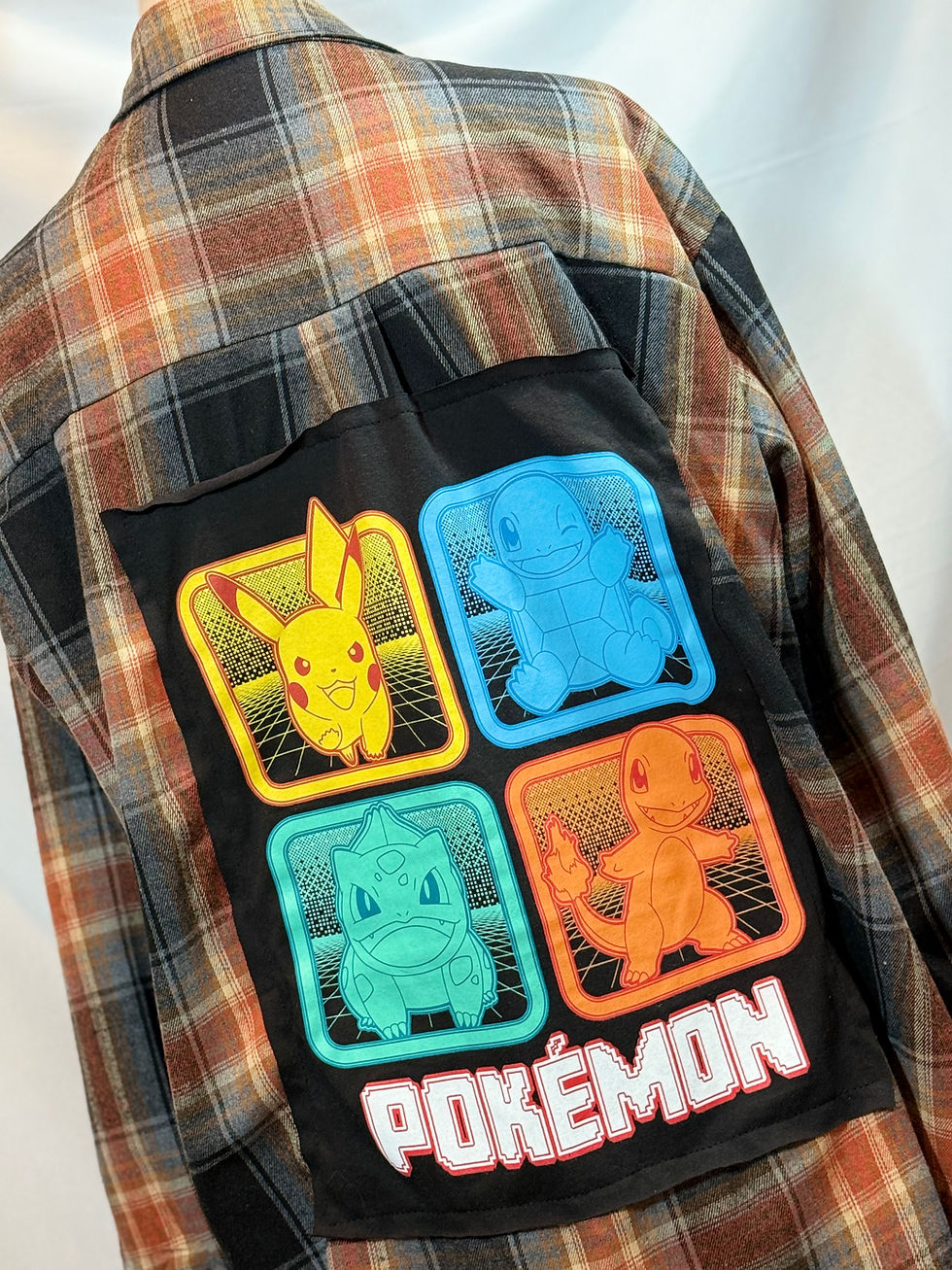 Pokemon Flannel Shirt