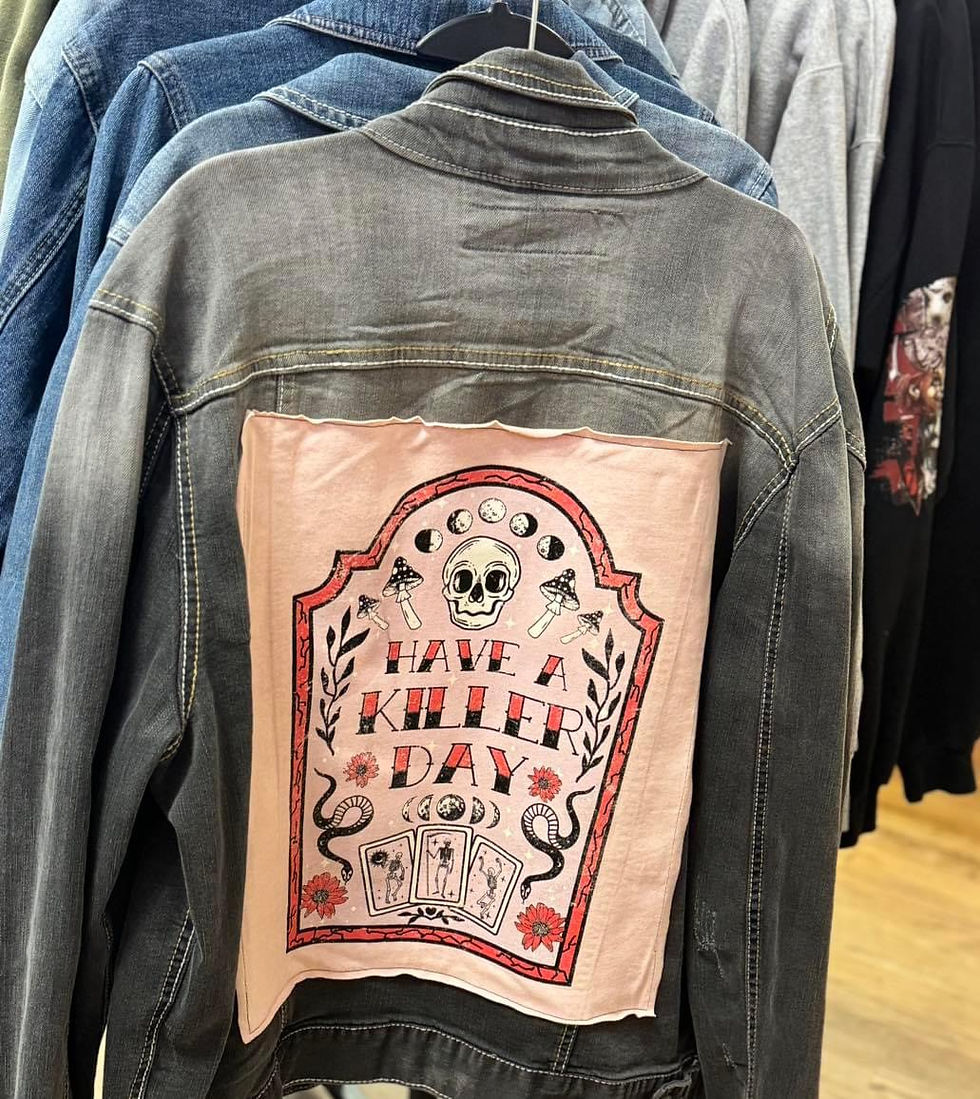 Have a Killer Day Jean Jacket