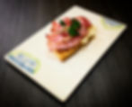 Bacon a la plancha con huevo / Grilled bacon with egg