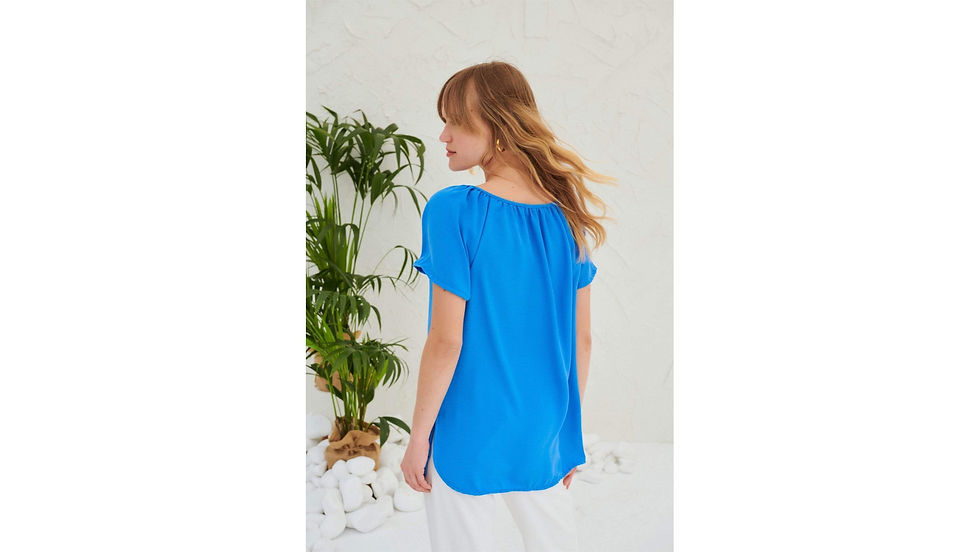 Thumbnail: Boat Neck Blouse