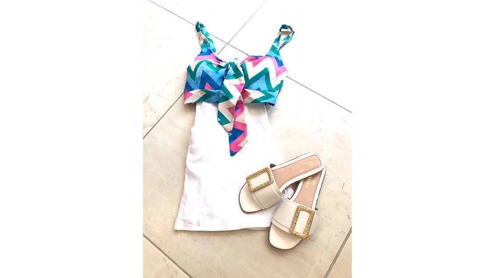 Multi Color Crop Top