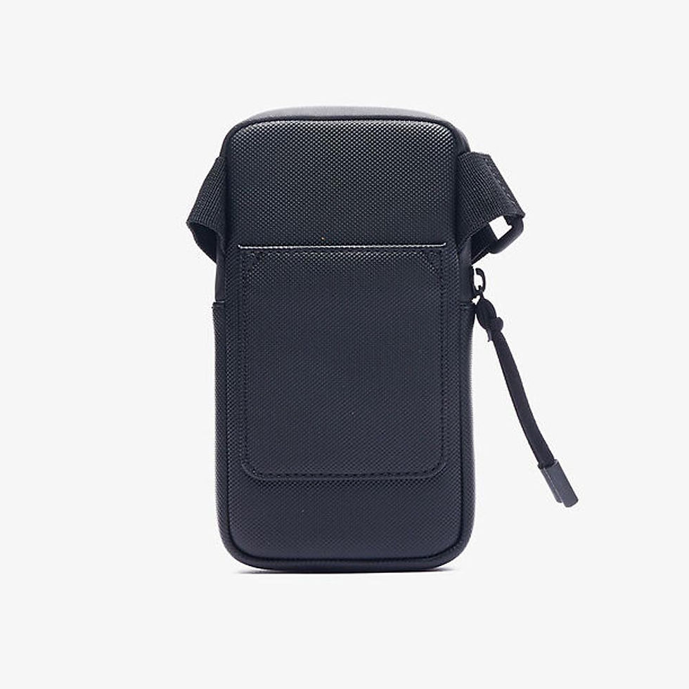 Thumbnail: LACOSTE LCST Smartphone Holder with Pocket Black