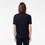 Thumbnail: LACOSTE Mens Cotton Contrast Print and Badge T-shirt Navy Blue