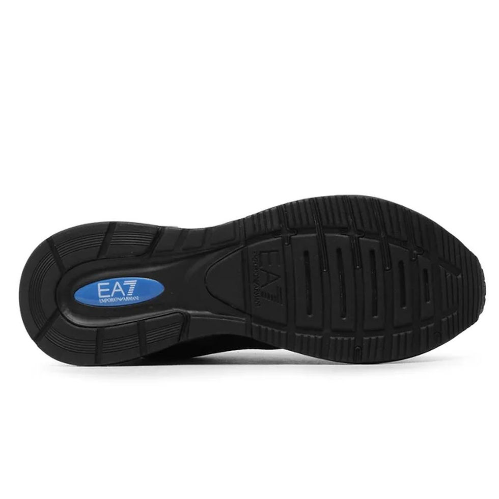 Thumbnail: EA7 EMPORIO ARMANI Mens Crusher Distance Reflex Sneakers Black/Gold 31G