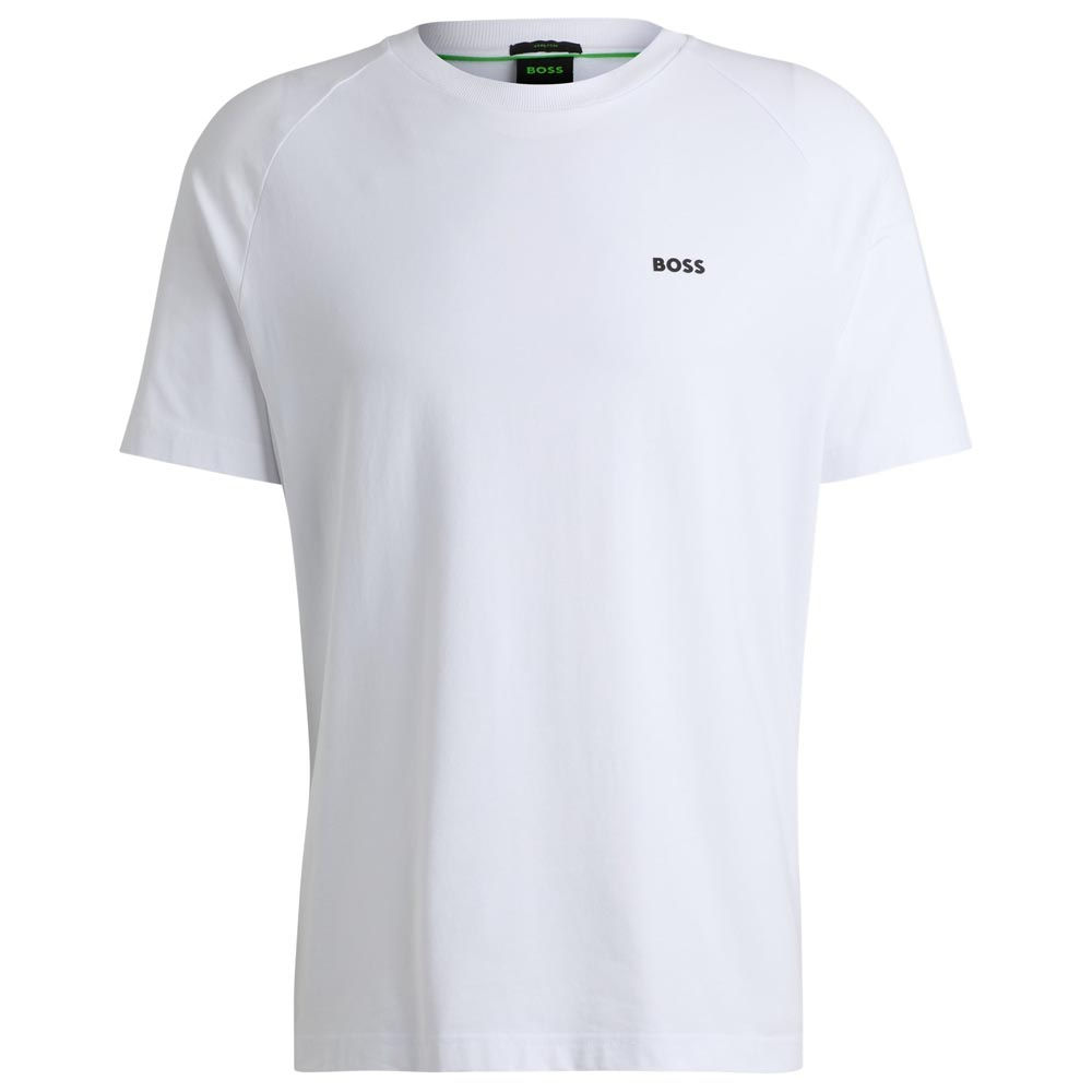 HUGO BOSS Mens Relaxed-fit T-shirt White