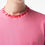 Thumbnail: LACOSTE Mens Branded Collar T-shirt Pink