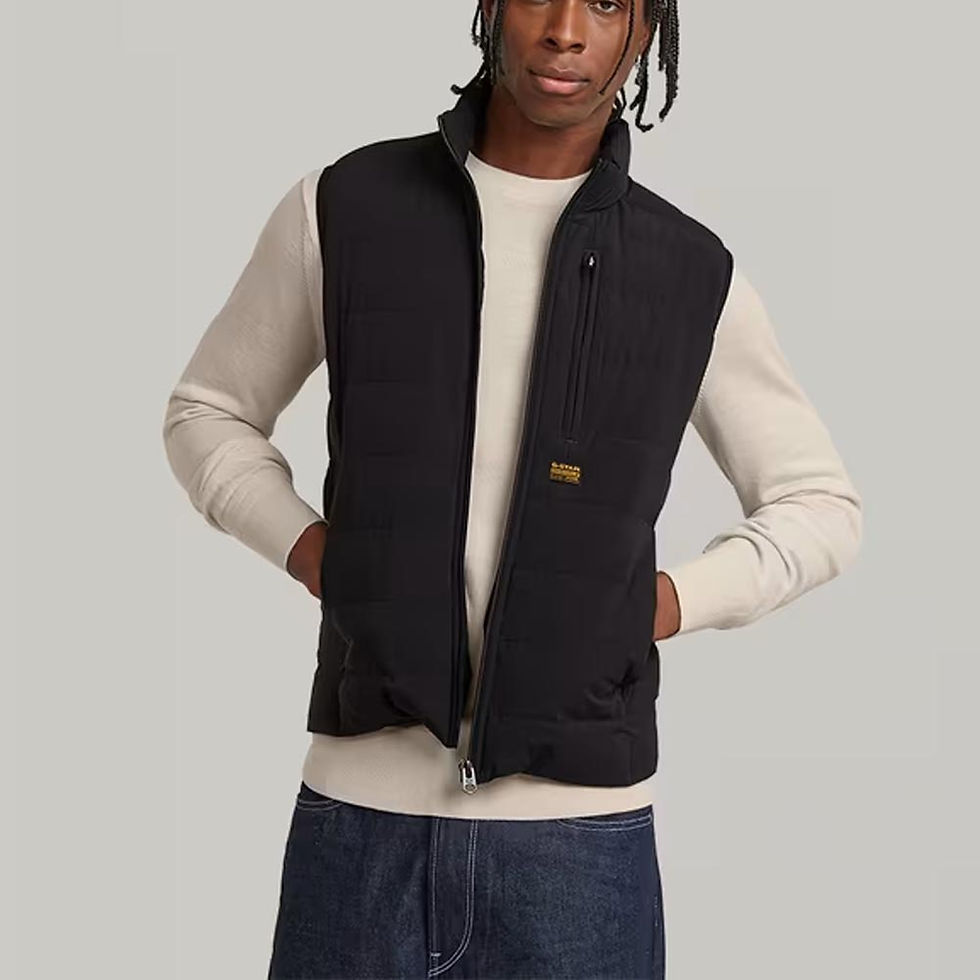 G-STAR RAW Mens Foundation Liner Vest Black