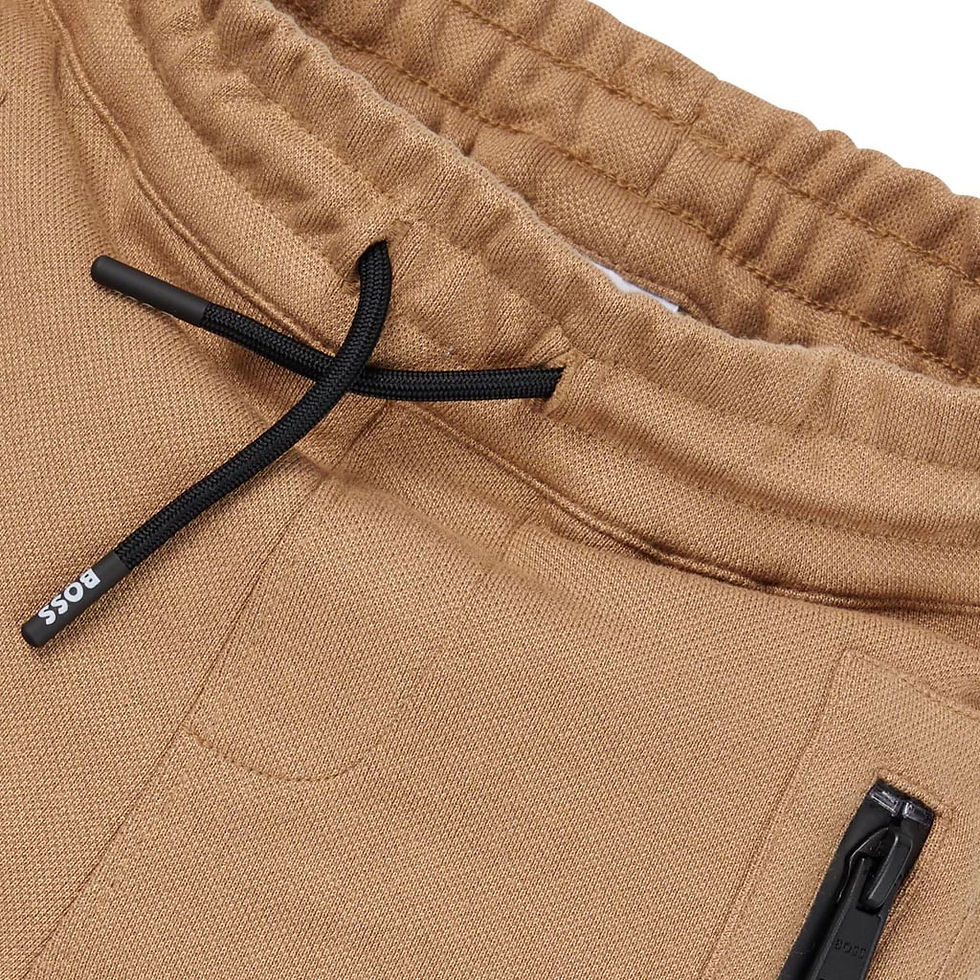 Thumbnail: HUGO BOSS Kids Tracksuit Bottoms in Stretch Pique Brown