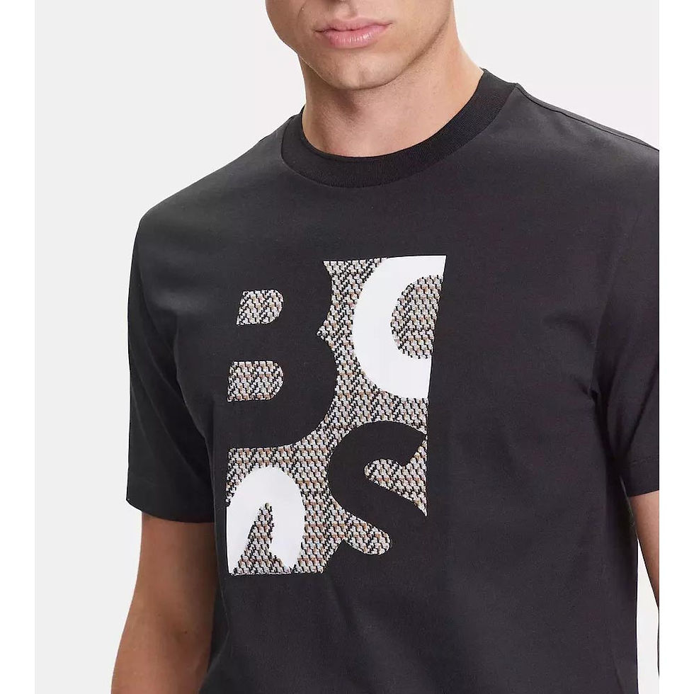 Thumbnail: HUGO BOSS Mens H-Thompson 655 T-shirt Black