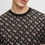 Thumbnail: HUGO BOSS Mens Regular Fit T-Shirt with Monogram Jacquard Patterned