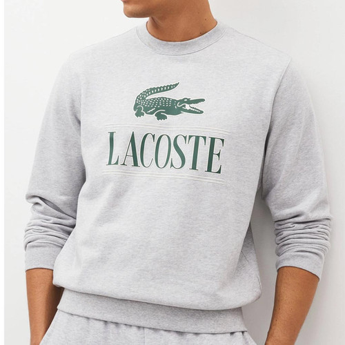 White Pullover Lacoste Homme Lacoste Loose Fit Sweatshirt Women