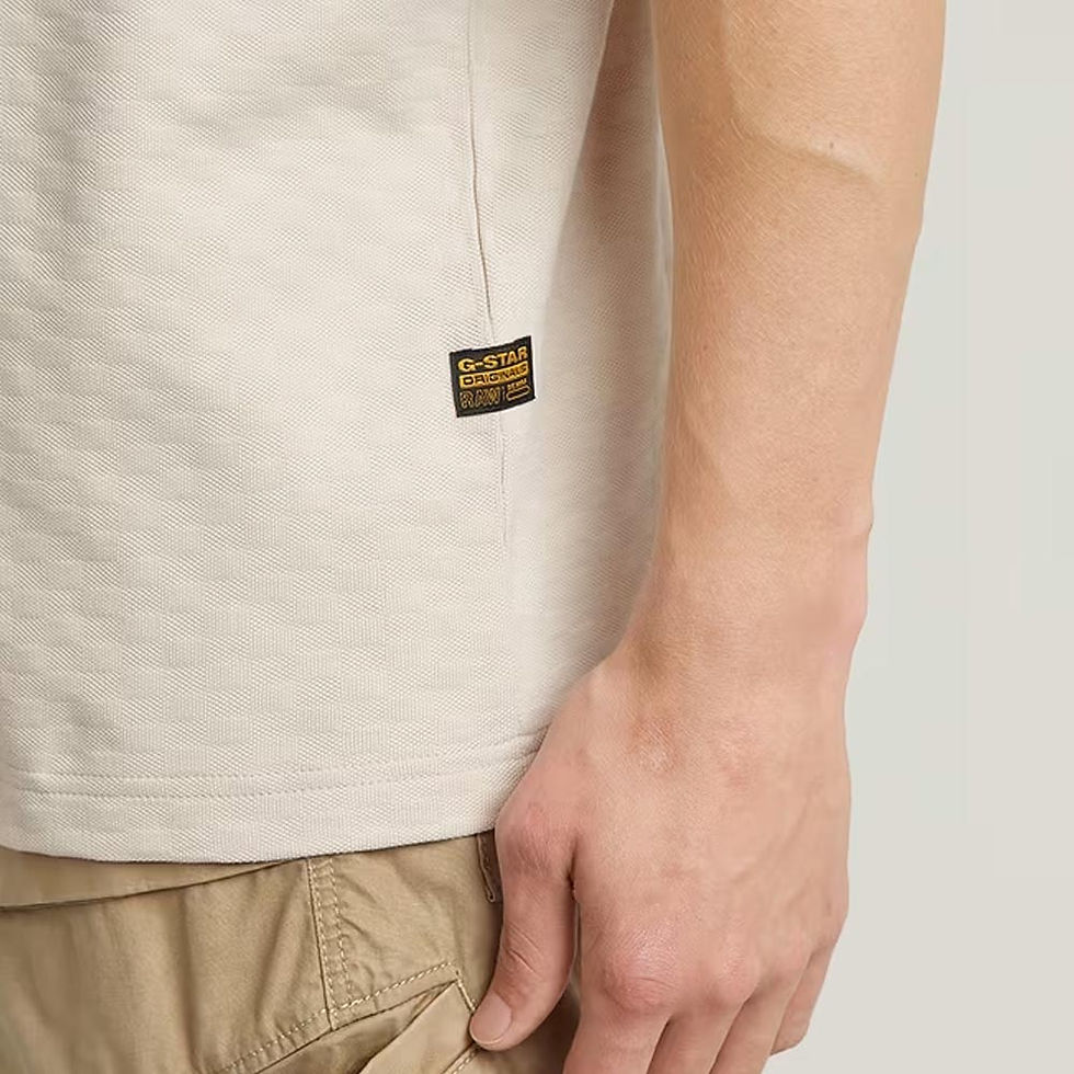 Thumbnail: G-STAR RAW Mens Checquard Tweeter T-shirt Whitebait