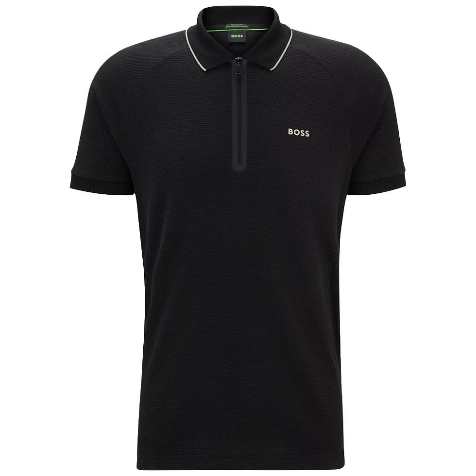 HUGO BOSS Mens Philix Polo Black
