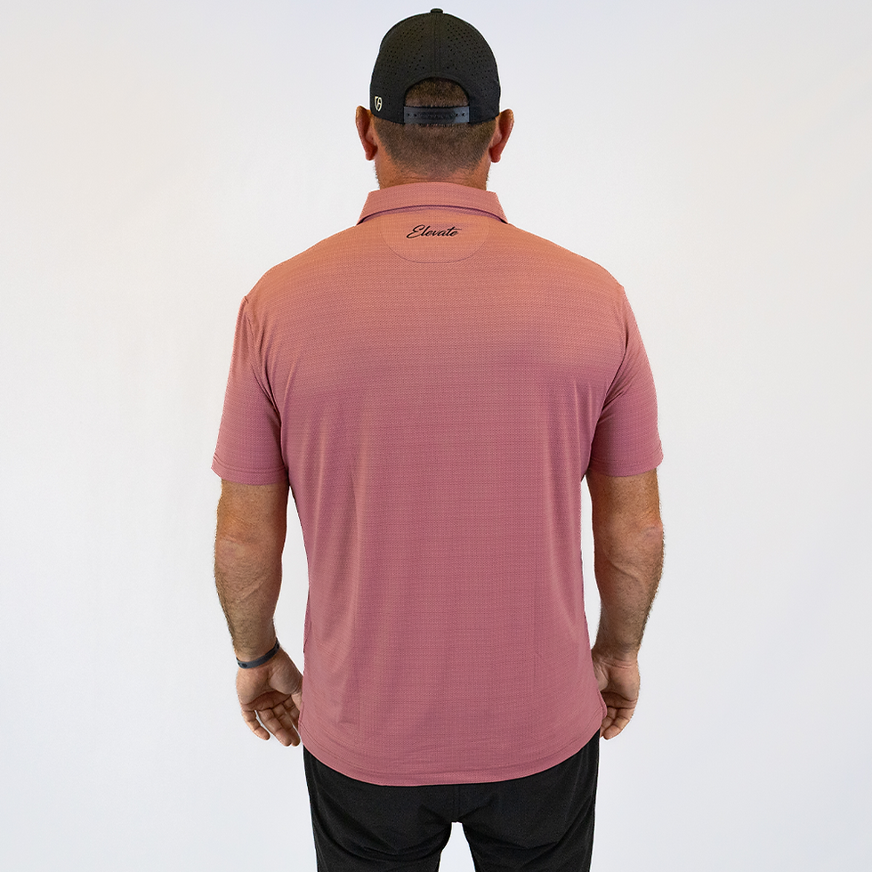 Thumbnail: Maroon Mesh Cooling Polo