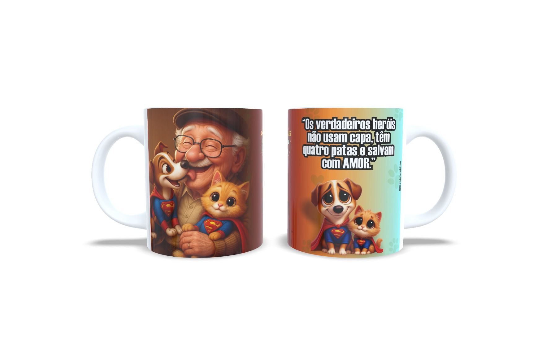 CANECA - Super Akiles Vovô - 325ml