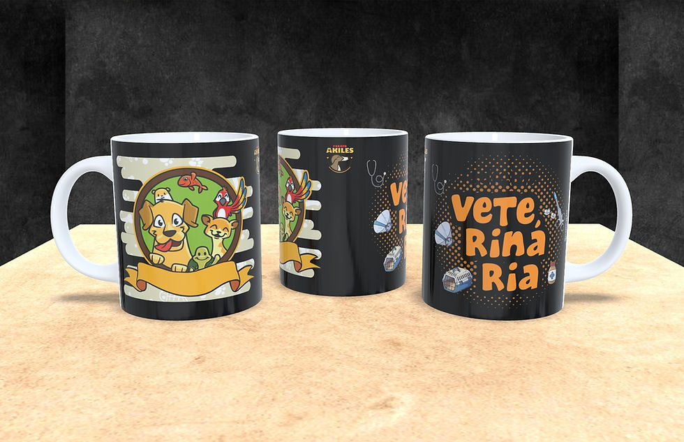 Miniatura: CANECA Profissões - Veterinária - 325ml